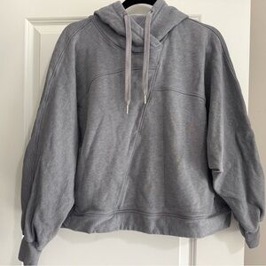 Lululemon Gray Hooded Sweatshirt